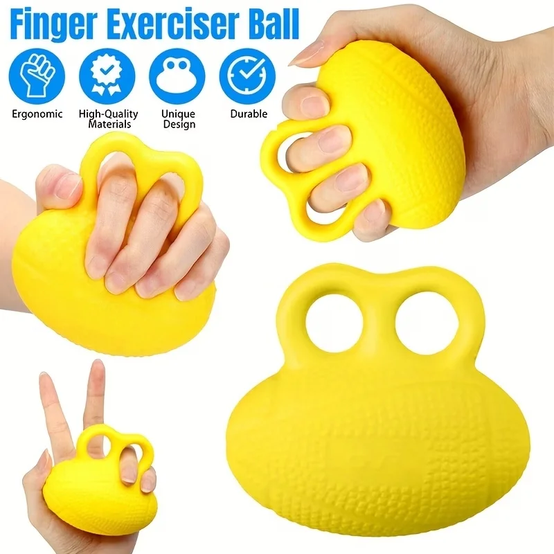 Grip Strengthener Hand - High Elastic Grip Ball, Non-Slip Portable