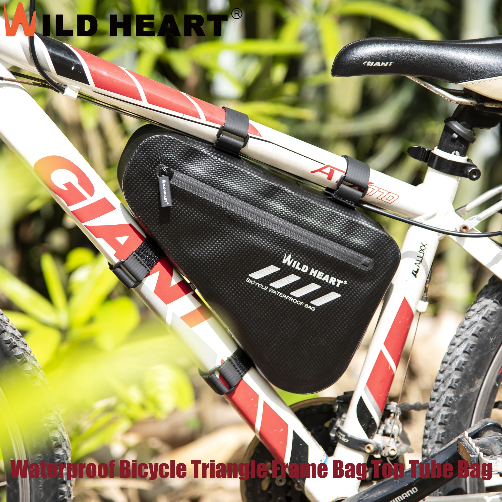 

TPU Waterproof Bicycle Triangle Frame Bag Top Tube Bag Portable Outdoor Cycling Tool Phone Storage Bag