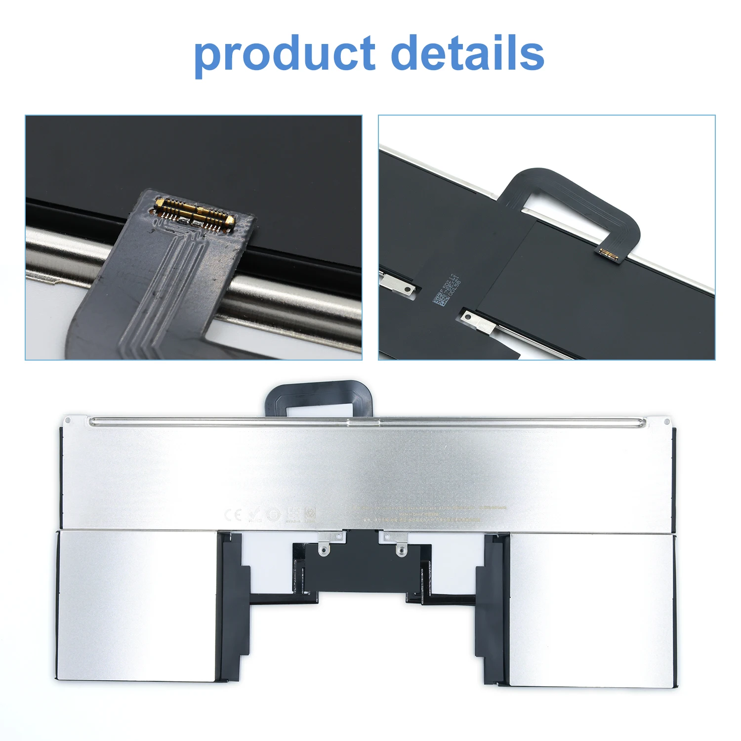 Batteria ASMARK Per MacBook Air 13” M2 A2681 (2022), Capacità 54Wh 4600mAh, 11.54V, Con Attrezzi E Garanzia 24 Mesi