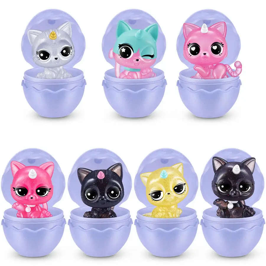 ZURU-Jouets en peluche doux pour filles, Rainbocorns, Kittycorn Surprise, Nairobi, Orn Magic Egg, Ragdoll Cat, Persian Cat, Unboxing Gifts, Cute