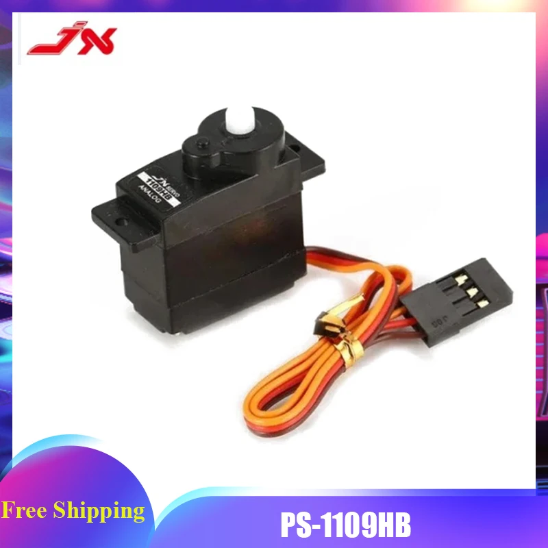 JX PS-1109HB 4.8V-6V 9g 2KG 大トルク プラスチックギア ミニマイクロサーボ 1/18 RCカー 飛行機 ボート オートバイ ロボット Wltoysパーツ用
