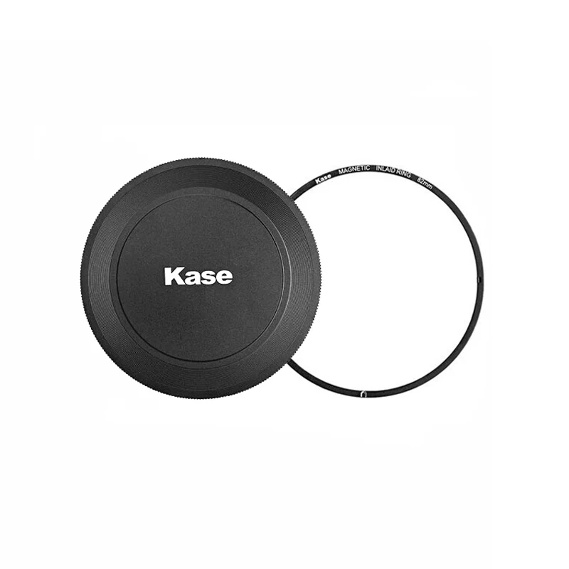 Kase Universal Magnetic Lens Cover with Inlaid Ring kit for Cameras Lenes 49mm 52mm 55mm 58mm 62mm 67mm 72mm 77mm 82mm 95mm