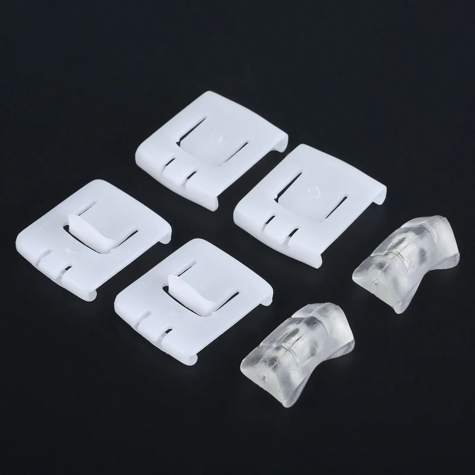 6Pcs Seat Rail Runner Clip Slider Guide Piece 435881203A 171881213B 191881213 For Audi Seat Car Plastic Fastener Clip