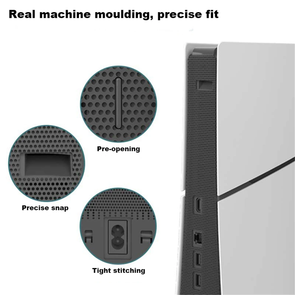 

For PS5 slim Console Side Dust Proof Filter Cover Dust Net And Cooling Vents Dirty Prevent mesh Rear Dust Screen