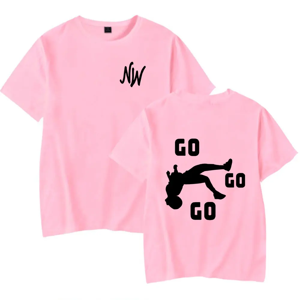 

Nidal Wonder Merch Nw Go Go Go T-Shirt Short Sleeve Crewneck Tshirt Men/women Trendy Top