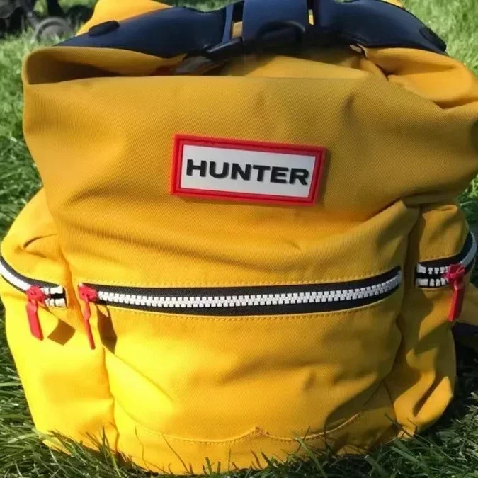 New Hunter Fashion able Large Capacity Waterproof Nylon Backpack Casual Student Bag Lightweight Double Strap Rucksack 13inch 1