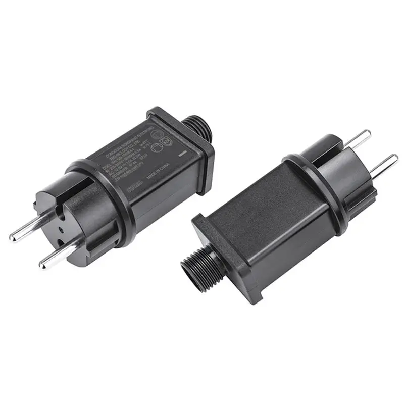 B14C Taechalingo Pack Of 2 EU Plug Fairy Lights Power Supply Adapter Lighting Light Net