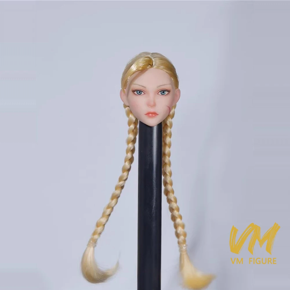 In Stock FG081 Fire Girl Toy 1/6 Video Game Girl Head Sculpt Carving Model Fit 12'' Female Pale Soldier Action Figure Body Doll