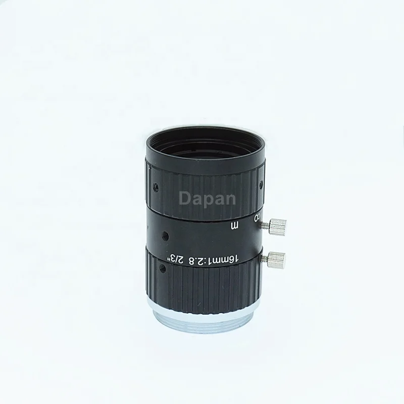 High-Resolution 16mm FA Lens – 10MP, 2/3" C-Mount, Fixed Focus, F2.8, Optimized for Low Distortion