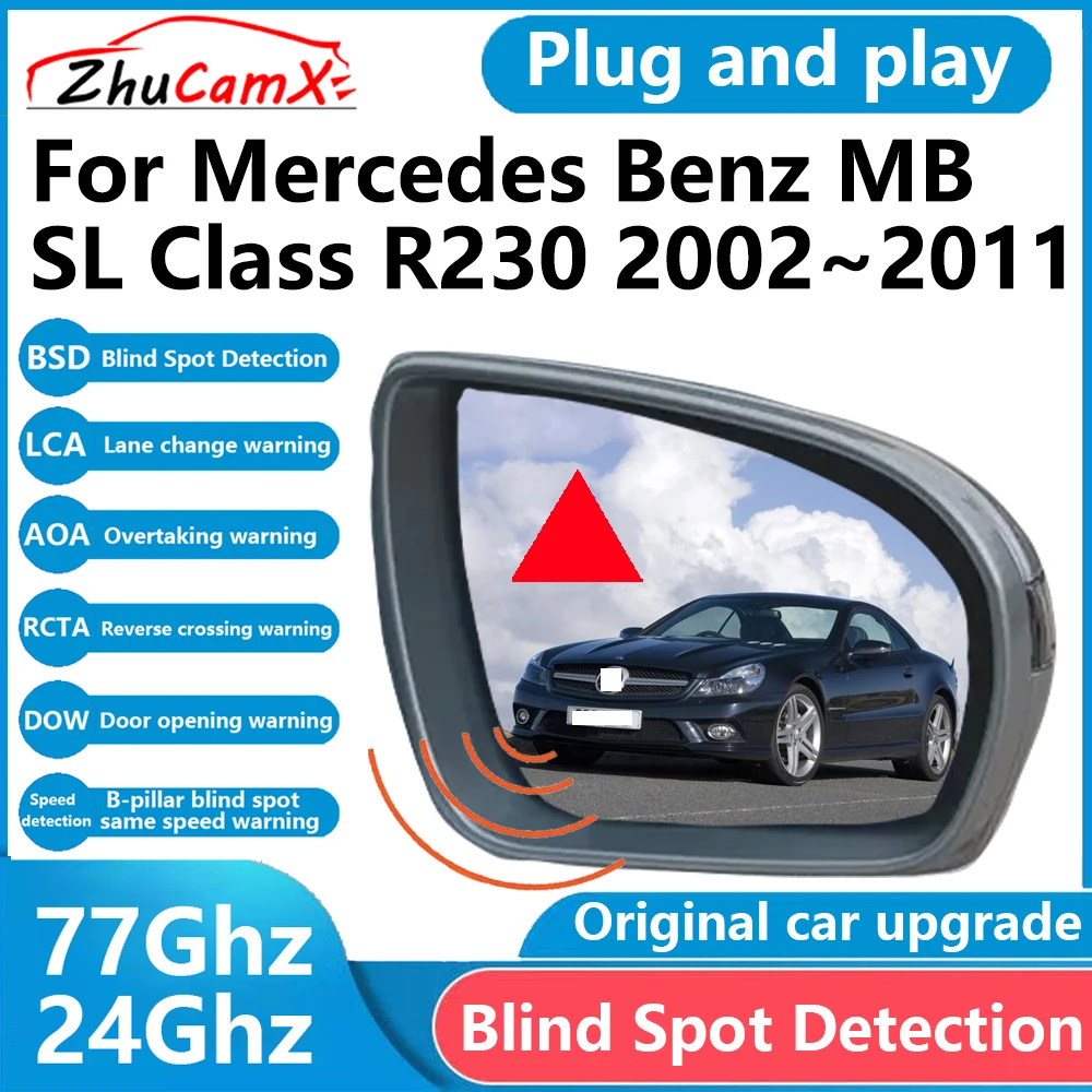 

for Mercedes Benz MB SL Class R230 2002~2011 BSD Blind Spot Detection Sensor Radar Driving Warning System Plug and Play