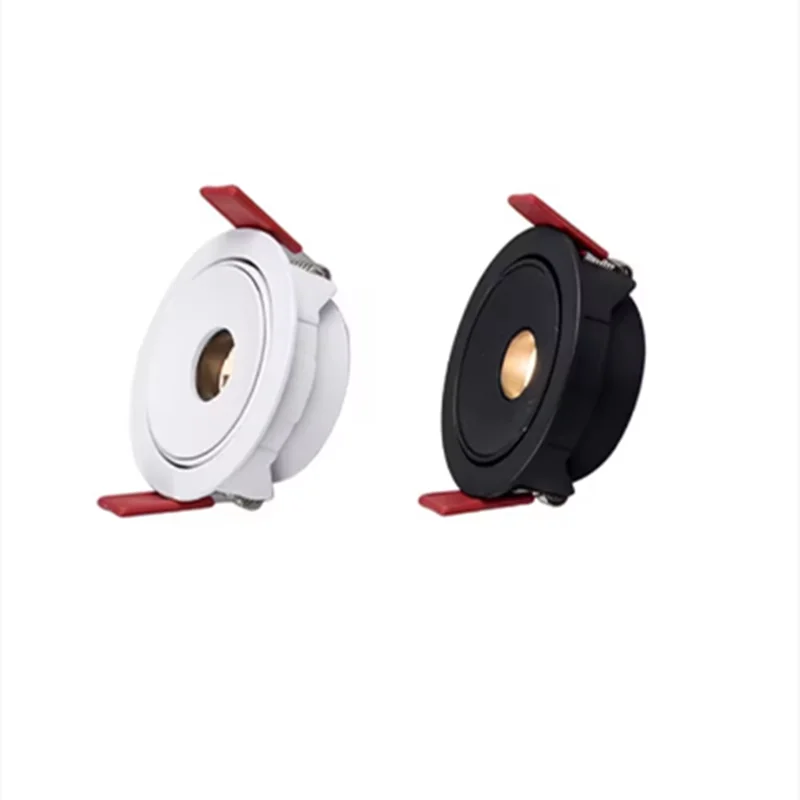 Dimmable Recessed LED COB Embedded Ceiling Lamp Fixture Downlight Focus Mini Spotlight Narrow Beam Angle 3°8°15°24° Wine Cabinet