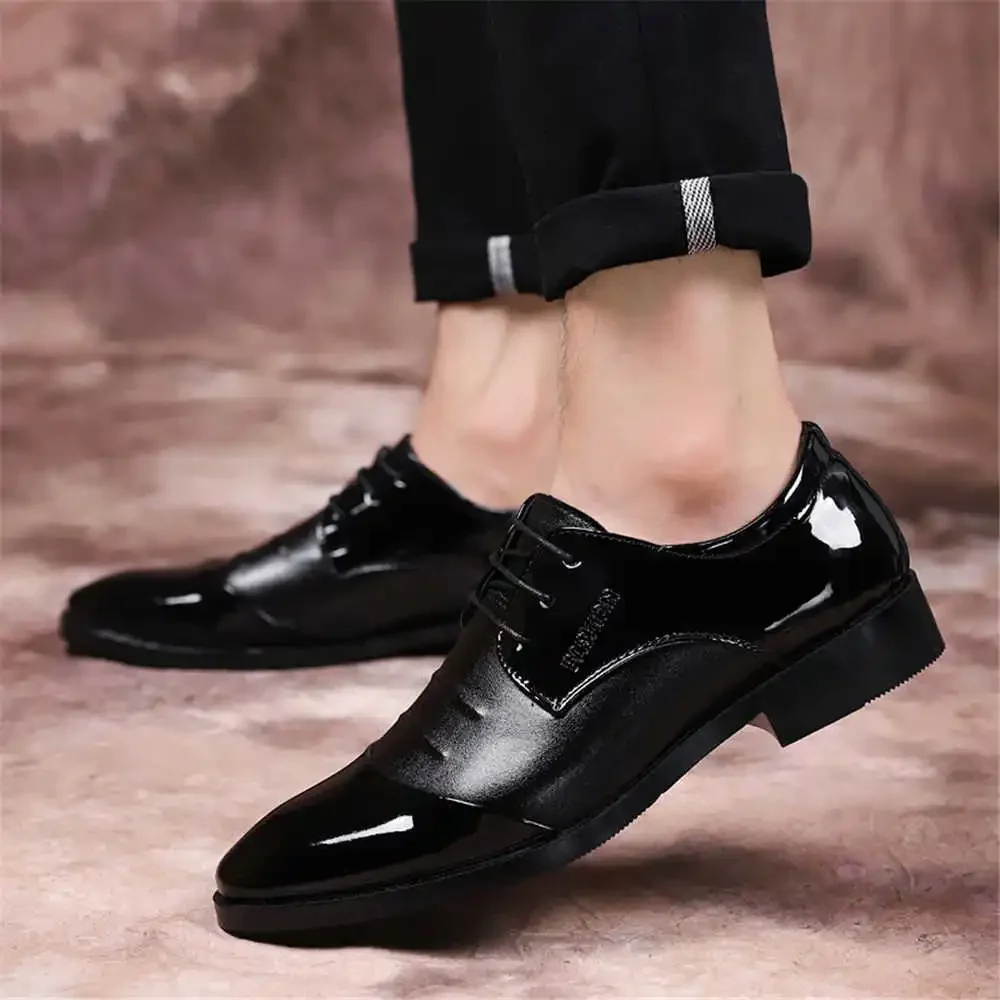 Wide Heel Mocassin Shoes Men Size 47 Shoes Man Dress Comfortable Elegant Shoes Sneakers Sports Offers Newest Beskete Trend