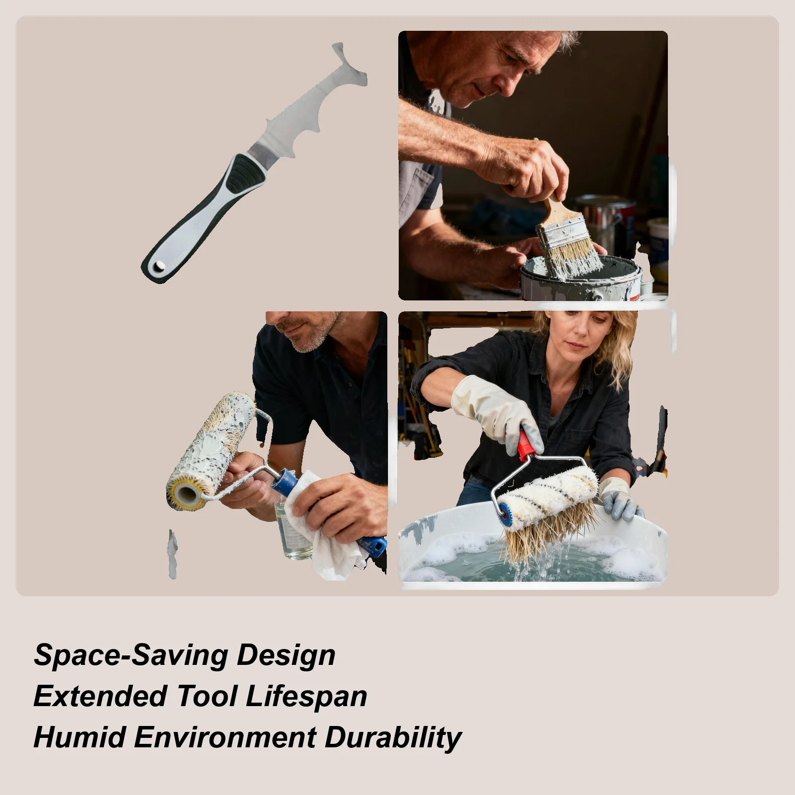 

Инструмент для чистки кистей из нержавеющей стали, принадлежности для ремонта и обслуживания, инструмент для чистки кистей и валика для профессионалов