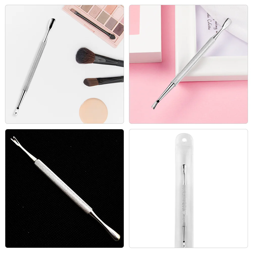 

3Pcs Nail Cuticle Remover Trimmer Pusher Stainless Steel Dead Skin Cutter Manicure Pedicure Tools for Home Salon Use