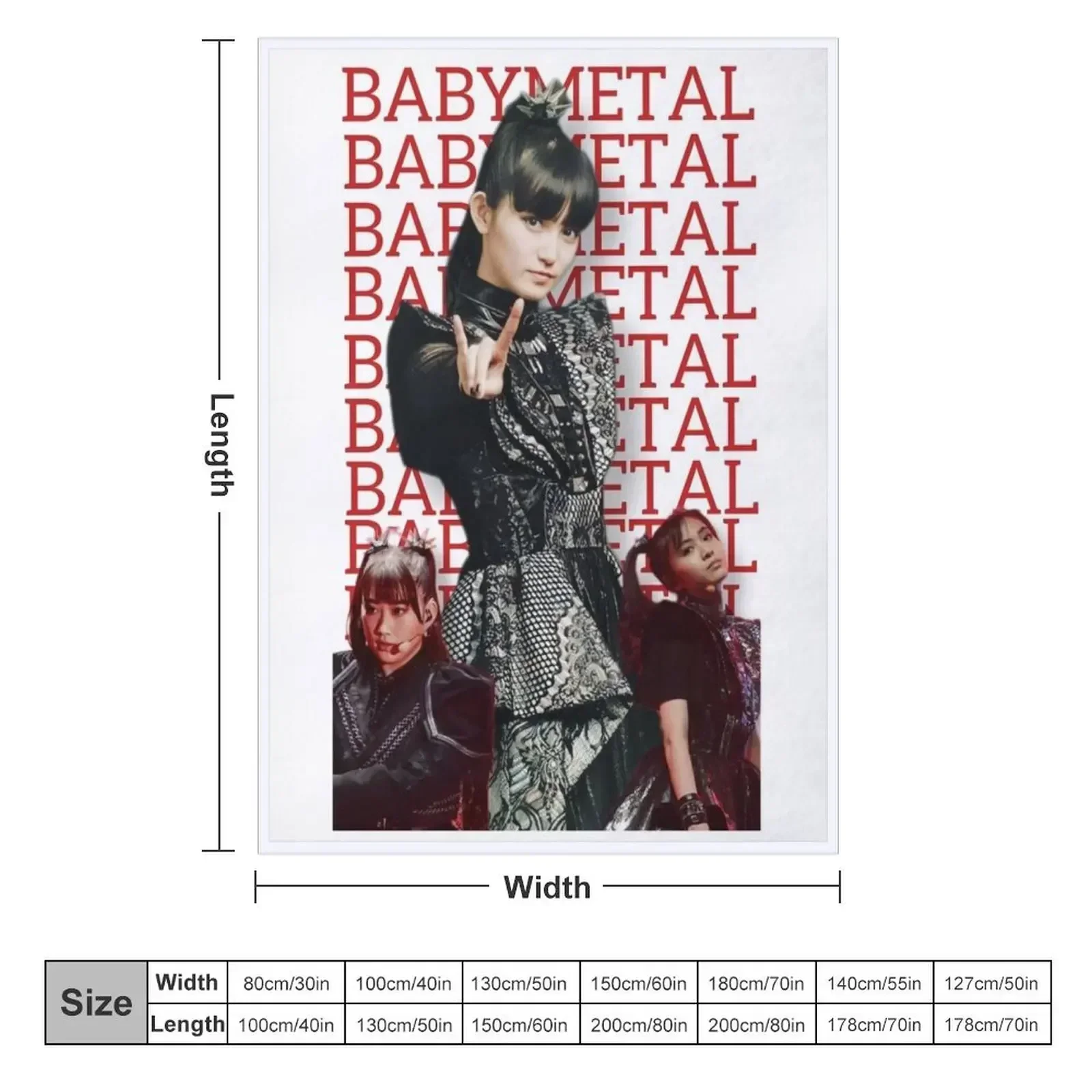 Babymetal New Formation Throw Blanket valentine gift ideas Summer Beddings Heavy Blankets