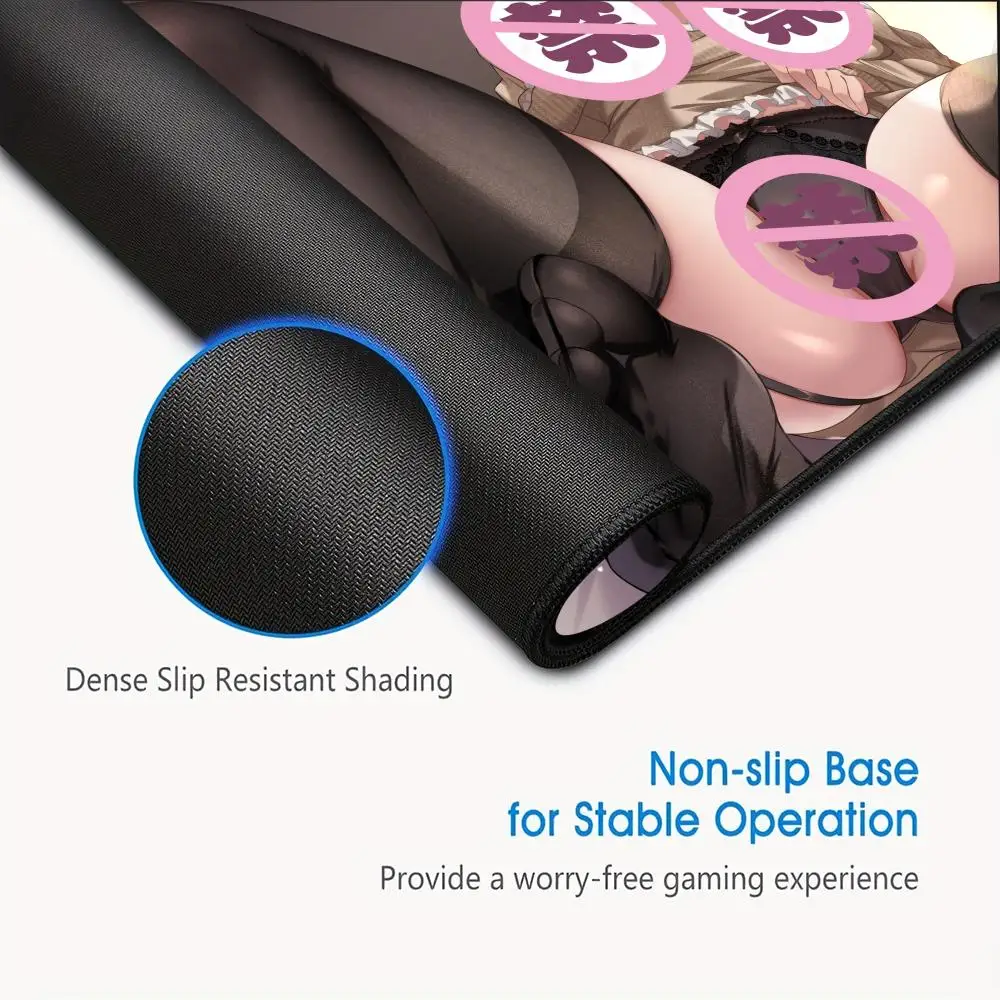 Sexy mouse pad rosa menina mouse pad grande peito anime mouse pad hip computador grande tapete de jogos bonito tapete de mesa bonito