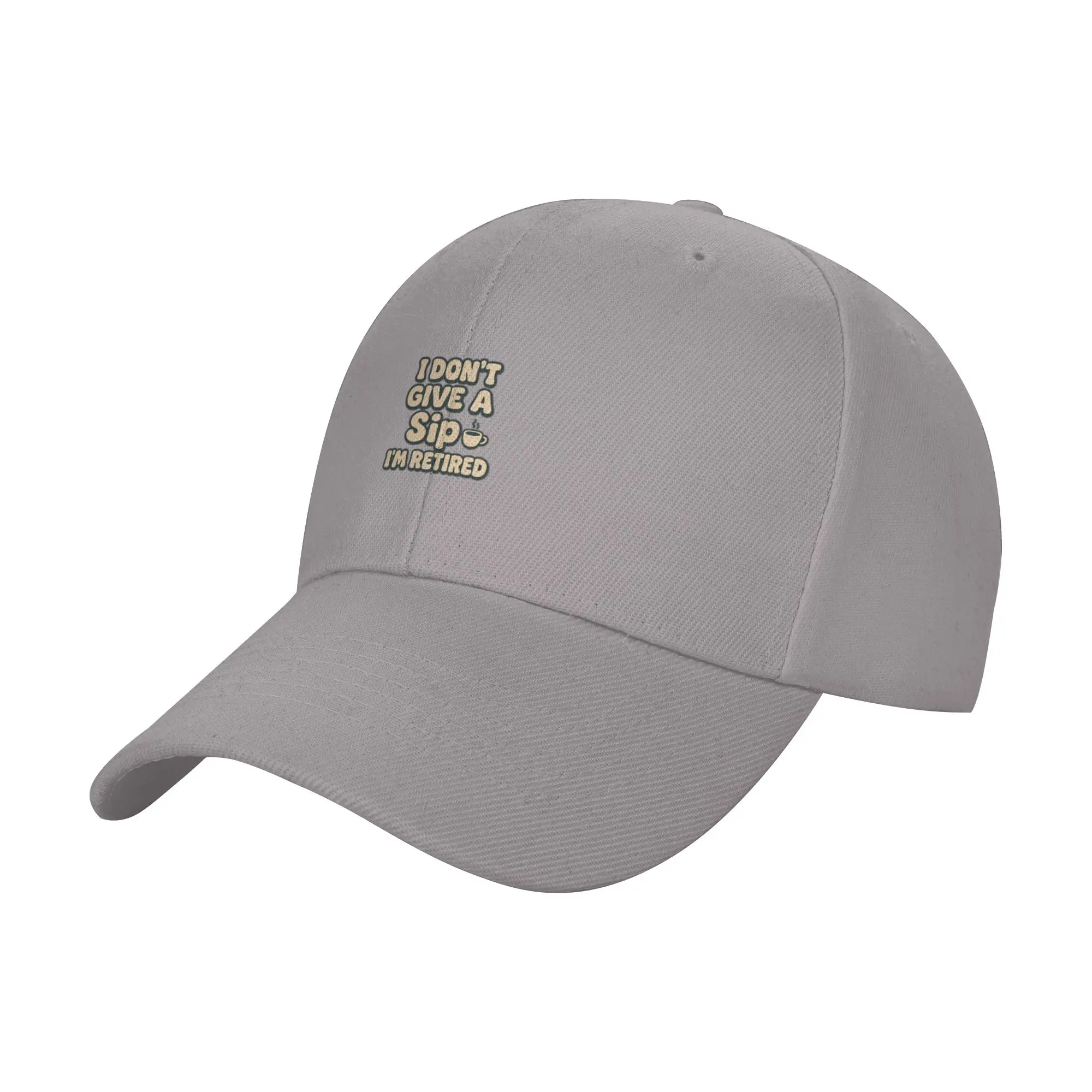 i don t give a sip im retired   Retirement Quote Trendy Baseball Cap Christmas Polyester Sun Hat