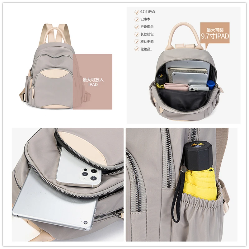 Ba Lô Nữ Chống Thấm Nước 2023 Mới Giải Trí Du Lịch Cho Bé Gái Nhỏ Mochilas Nữ Backbags Da Trang Điểm Với Miễn Phí Vận Chuyển