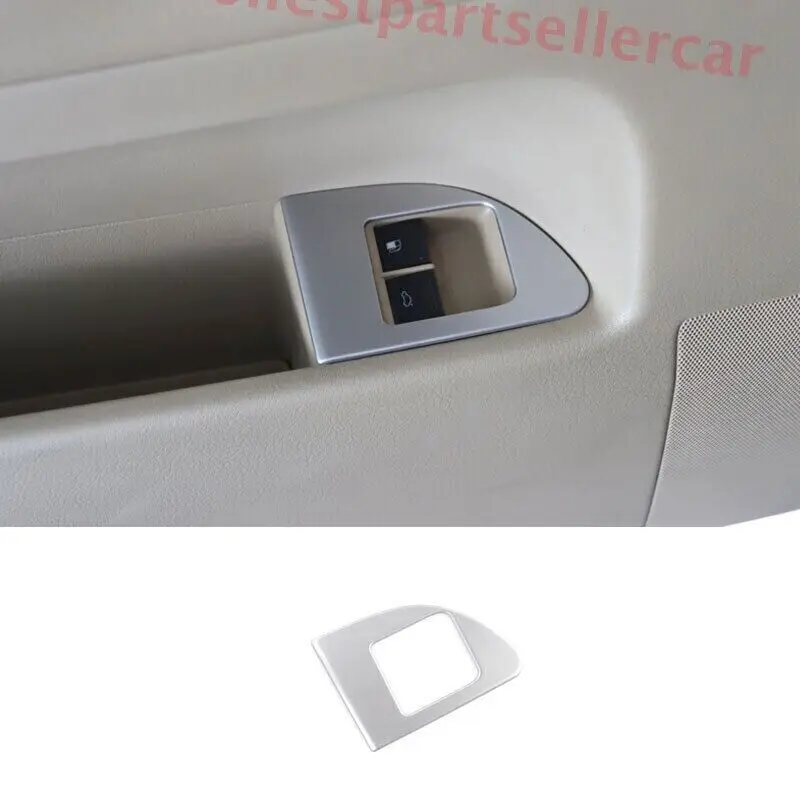 

For VW Touareg 2004-2010 Silver Titanium Tailgate Trunk Open Button Cover Trim