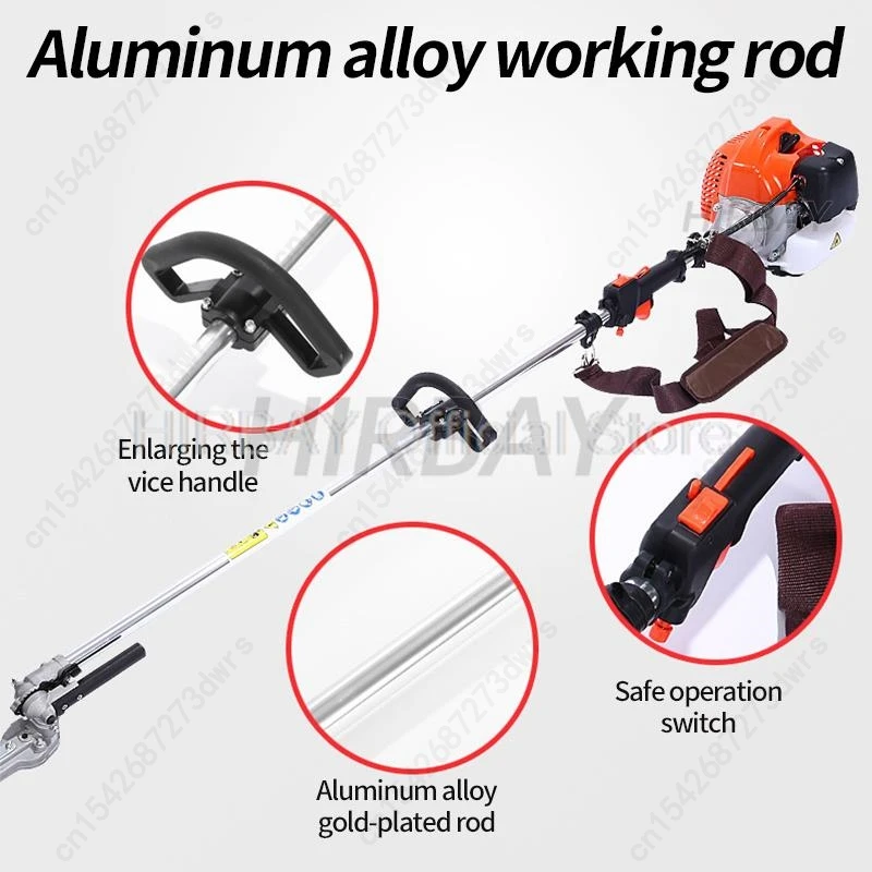 Cordless Multi Function Garden Tool Set With Pole Chain Saw Tree Pruner Hedge Trimmer Brush Cutter And Fruit Picker For