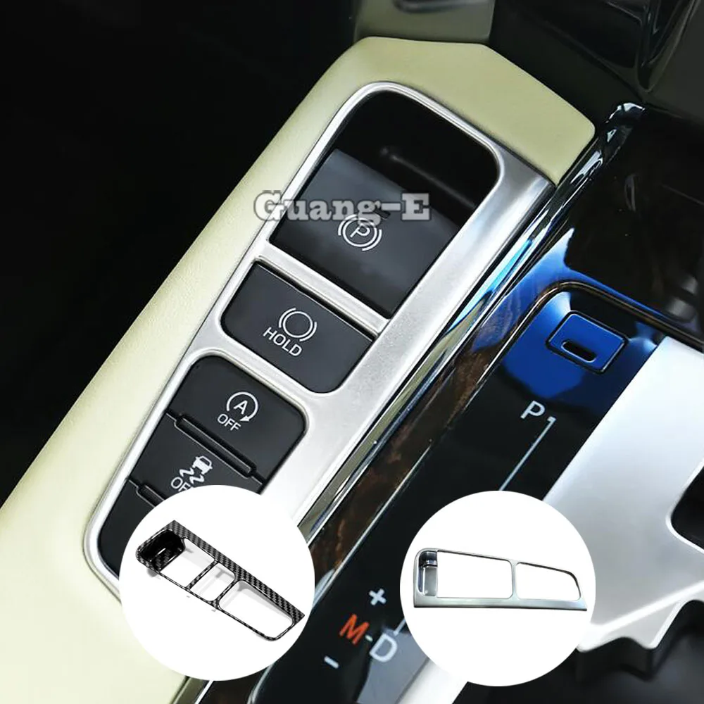 

Steel/ABS Car Handbrake Trim Cover Decoration Frame Interior Accessories For Toyota Alphard Vellfire 2016 2017 2018 2019 2020