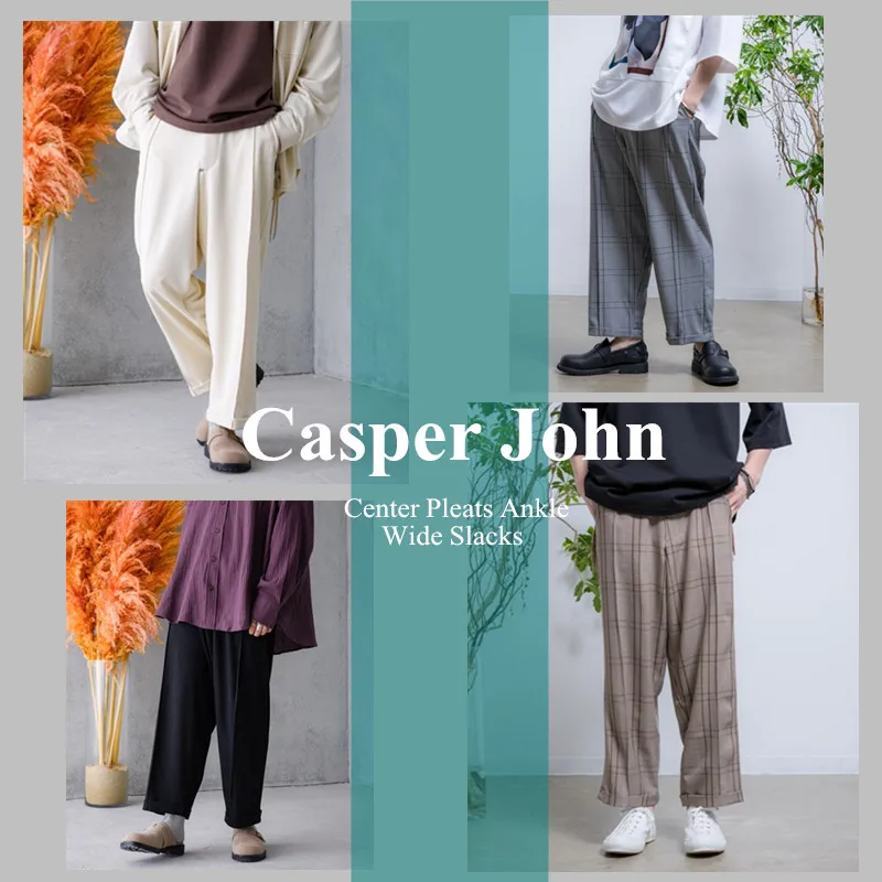 

High Waist Loose Comfortable Casual Plaid Long Pants Dstring Waist Straight Cut Japanese Retro Sle Men's Faion