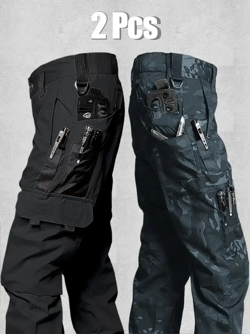TactiArmycal Tactical Work Pants Men Black 34 3