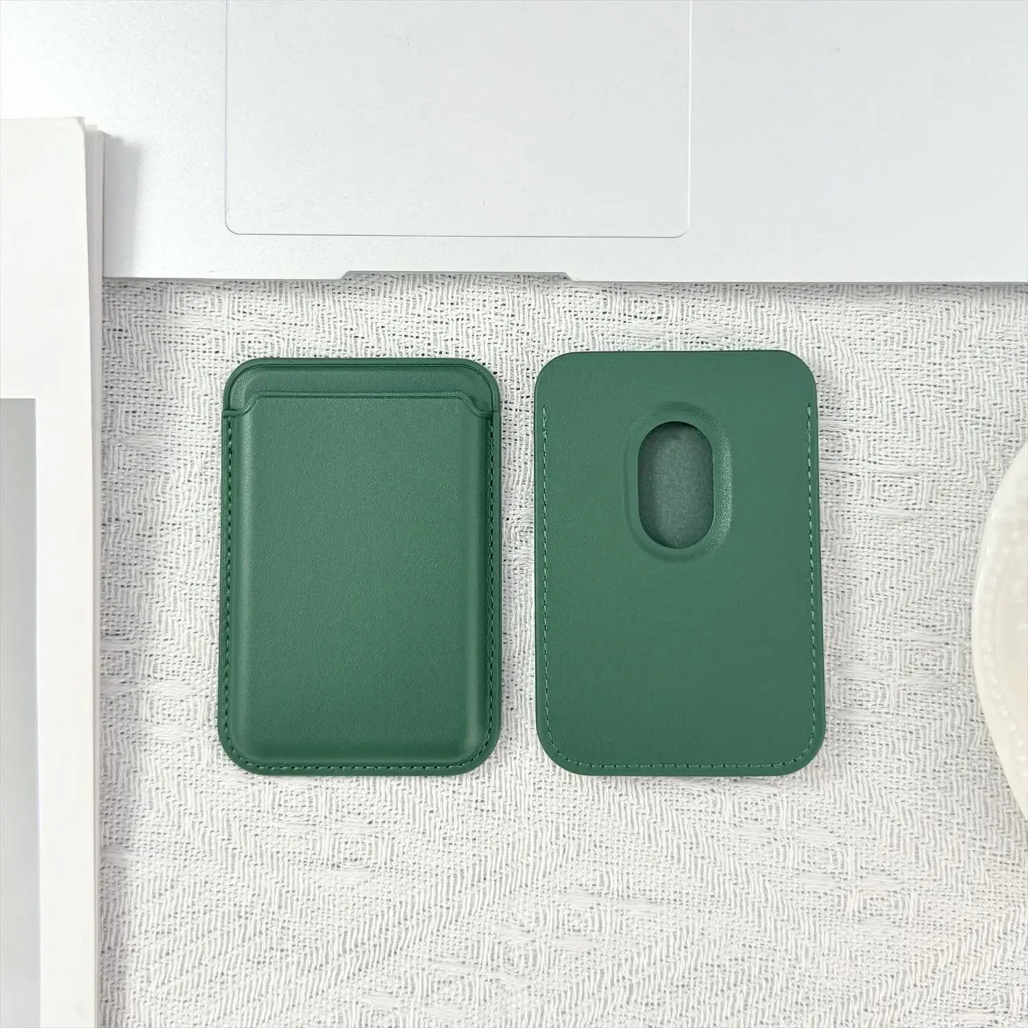 Kartenhalter-Brieftaschen-Lederhülle für Apple iPhone 13 14 15 16 17 18 Pro Max mit starkem Magnetverschluss für Magsafe, Brieftaschen-Rückseitenhülle – Detail 9