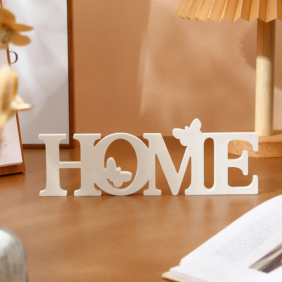 زخرفة سطح المكتب المنزلية ذات الطراز البسيط الحديث على شكل فراشة بيضاء لغرفة النوم وغرفة المعيشة والمدخل وديكور طاولة القهوة