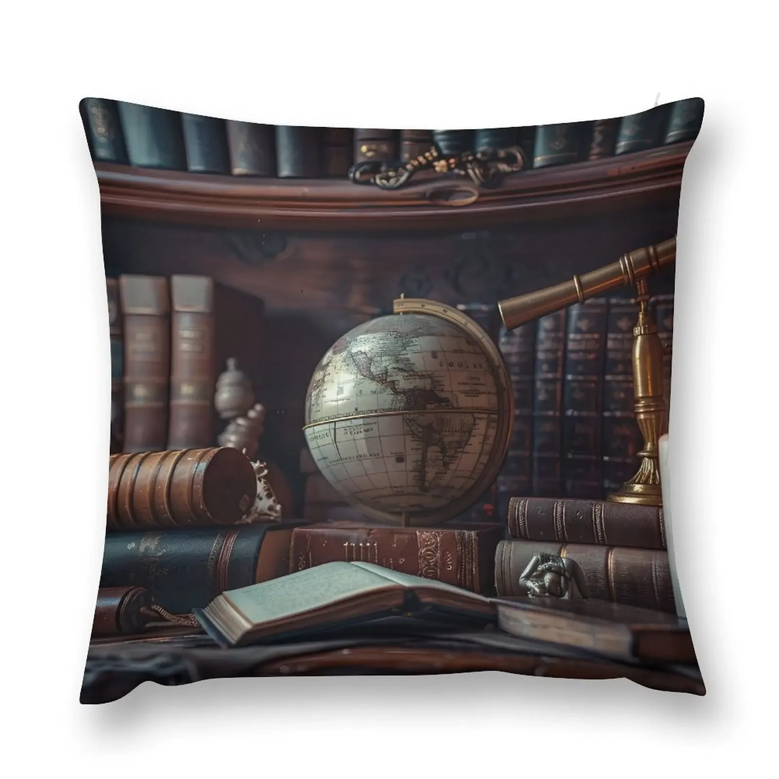 Dark Academia Bookshelf Throw Pillow christmas decorations 2025 Decorative pillowcase pillow