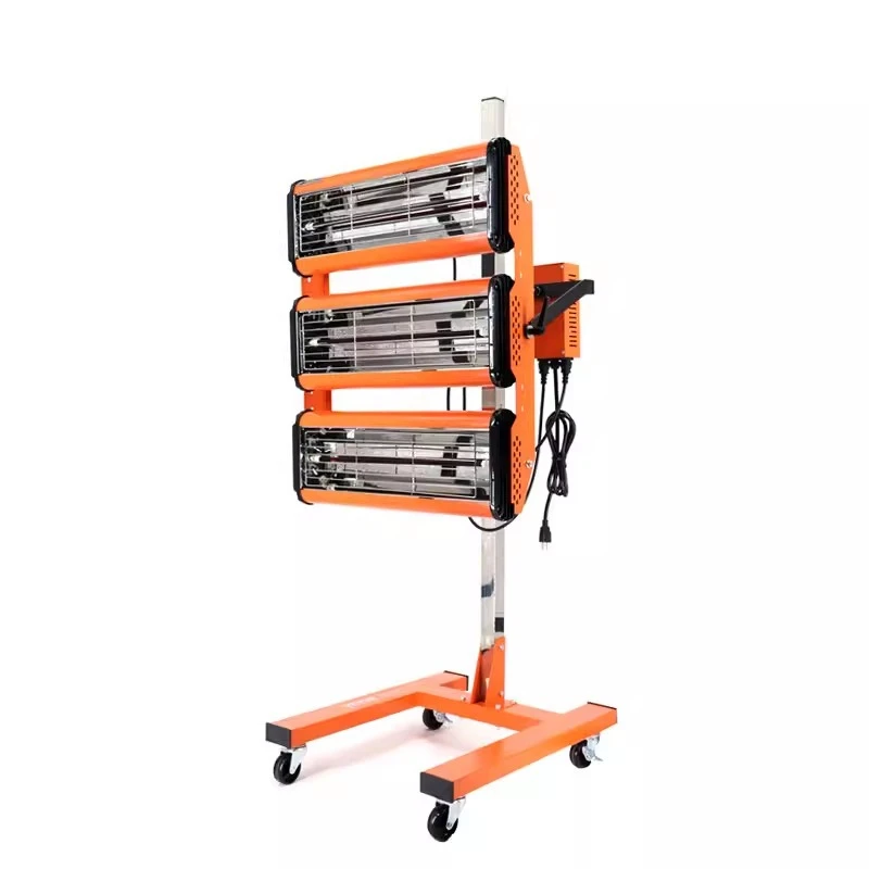 Automobile spray paint lamp high power mobile short wave paint lamp baking room high temperature sheet metal paint lamp
