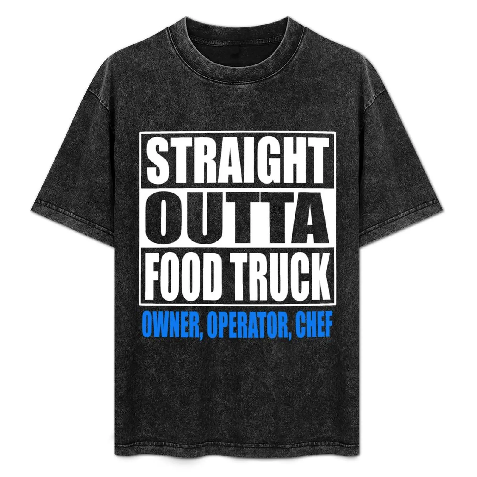 Food Truck Tshirt Owner Operator Chef Employee Gift T-Shirt Basic Lightweight Short Sleeve Tee