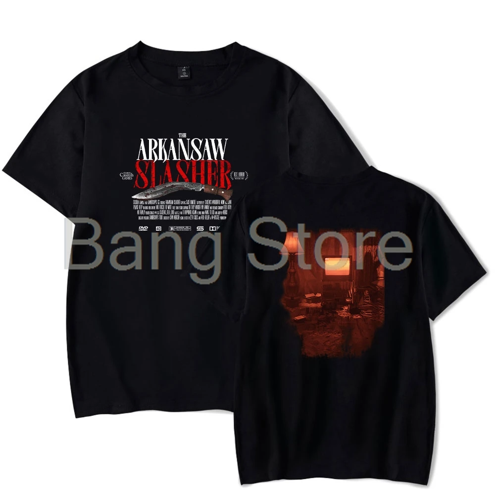 Caseoh Arkansaw Slasher Short Sleeve Tee Women Men Crewneck Fashion Unisex T-shirt