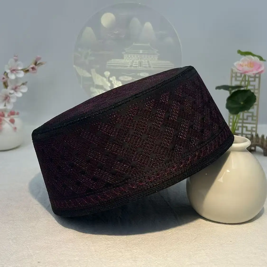 

Muslim Caps For Men Clothing Hat Turkey Tax Kipa Kufi Saudi Islamic Prayer Turban Embroidery Lxury 03669