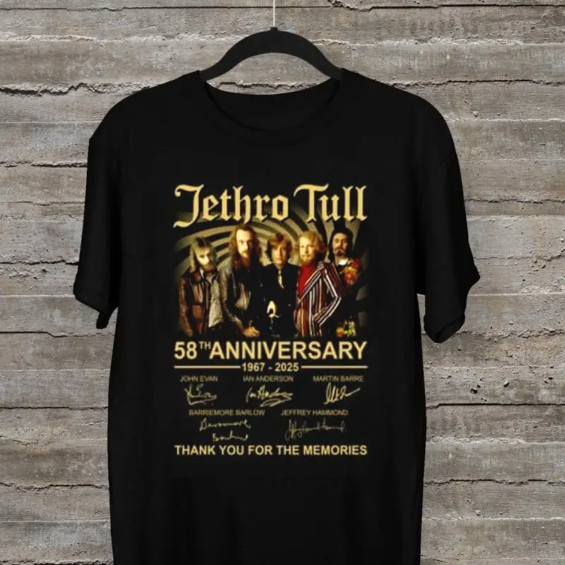 Jethro Tull 58th Anniversary 1967 2025 Thank You For The Memories T Shirt HH62