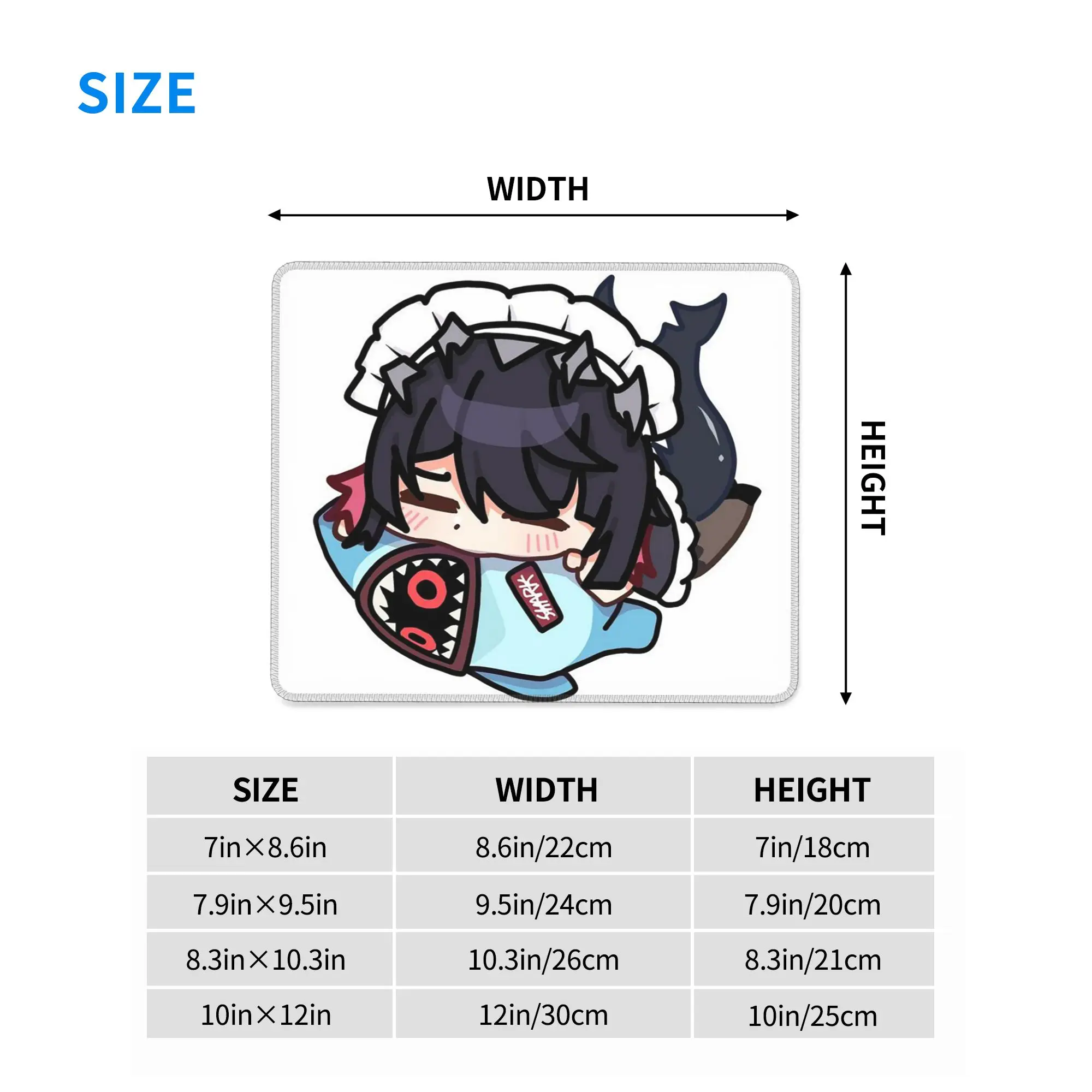 Ellen Joe Guzi's Original Animation Zenless Zone Zero anime Mouse Pad Computer Keyboard Mouse Mat PC Laptop Desk Mat Table Mats