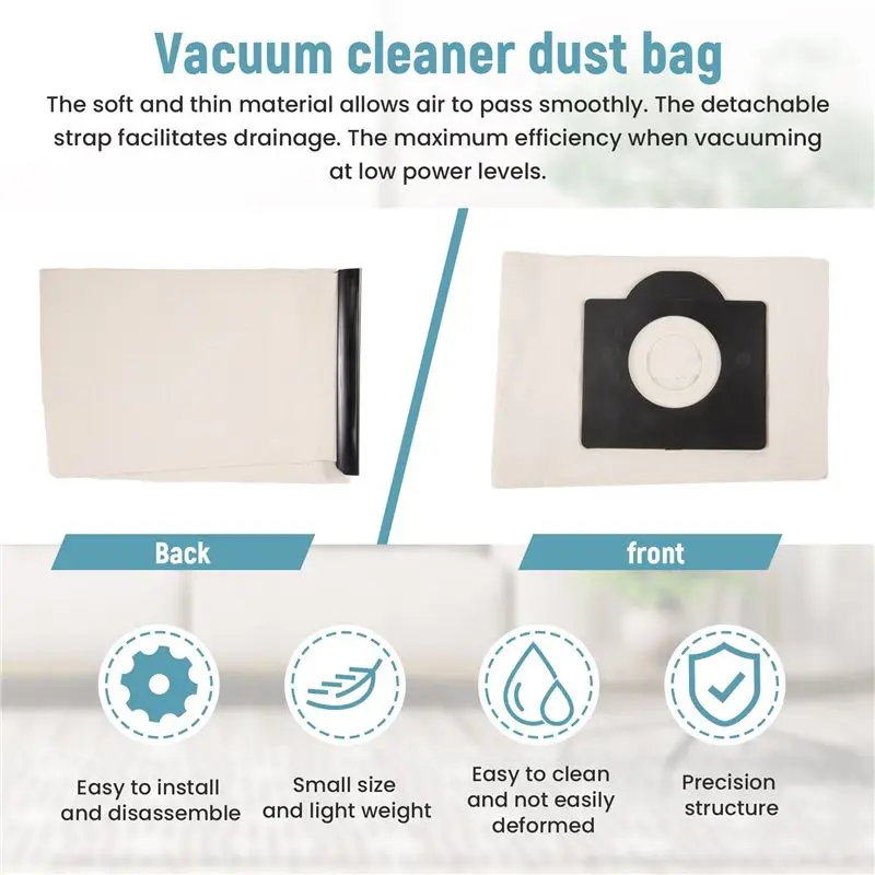 A20F-Washable Filter Bags For Karcher WD3 Premiu Vacuum Cleaner Bag Proscenic Vacuum Part