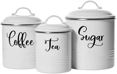 

Контейнеры для хранения продуктов с крышками от Home Acre Designs – Декоративные кухонные банки в деревенском стиле