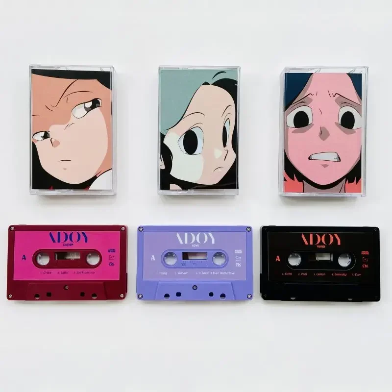 

Retro Adoy Band Music Tape Vivid Cosplay Cassettes Soundtracks Box Walkman Car Tape Party Music Collection Gifts Souvenir