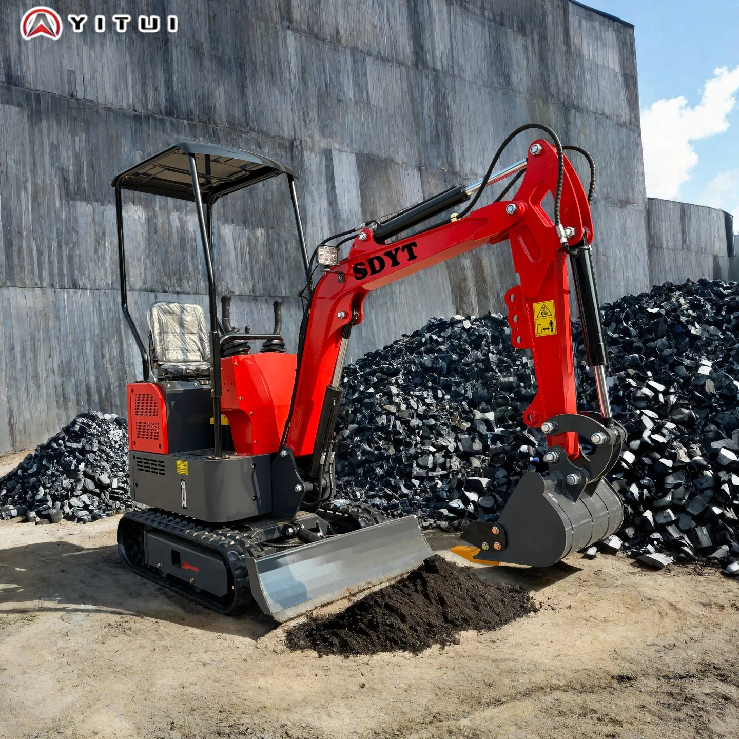 Ekskavator Mini Harga Rendah 1,8 Ton Ekskavator Mini Epa Euro 5 Hidraulik Penuh Kustom Tiongkok Asli Kualitas Tinggi