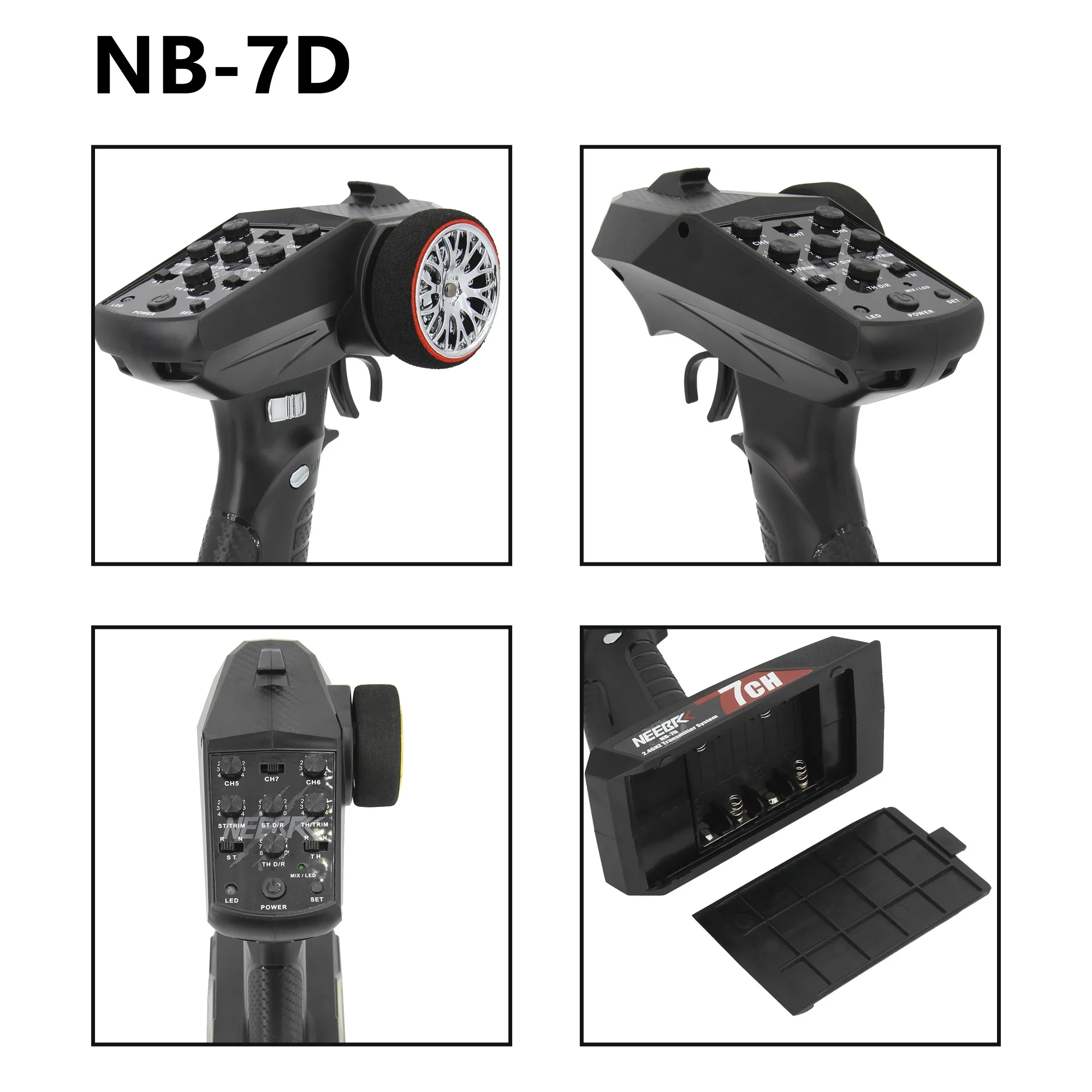 NEEBRC 7CH 2,4G Sender Wasserdicht Empfänger Licht Adapter Winde Controller Radio System für RC Auto MN99S MN78 MN82 Tank teil – Detail 13