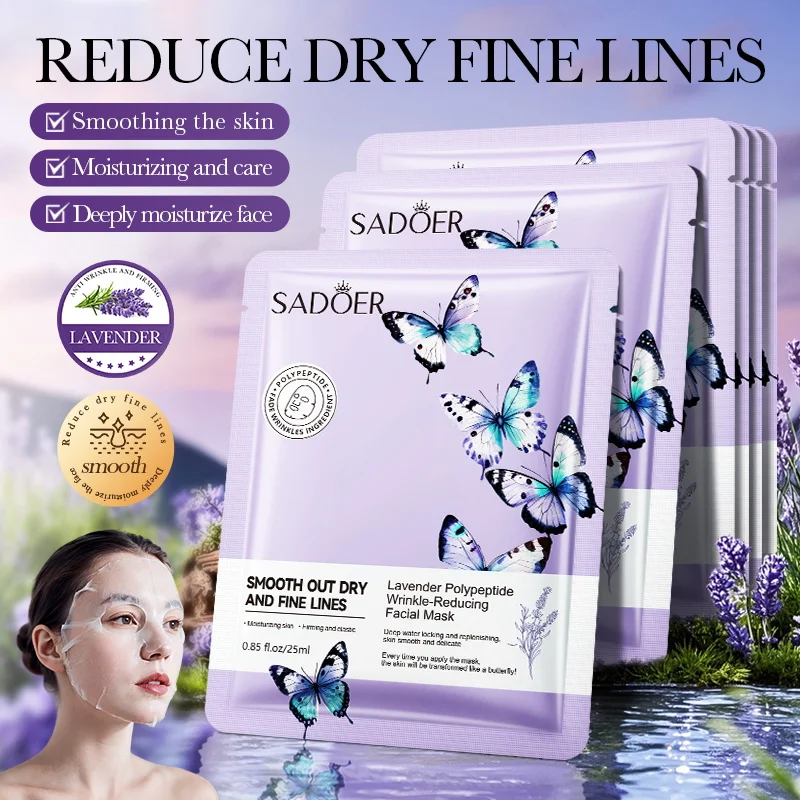 SADOER Lavender Anti-Wrinkle Face Mask 1
