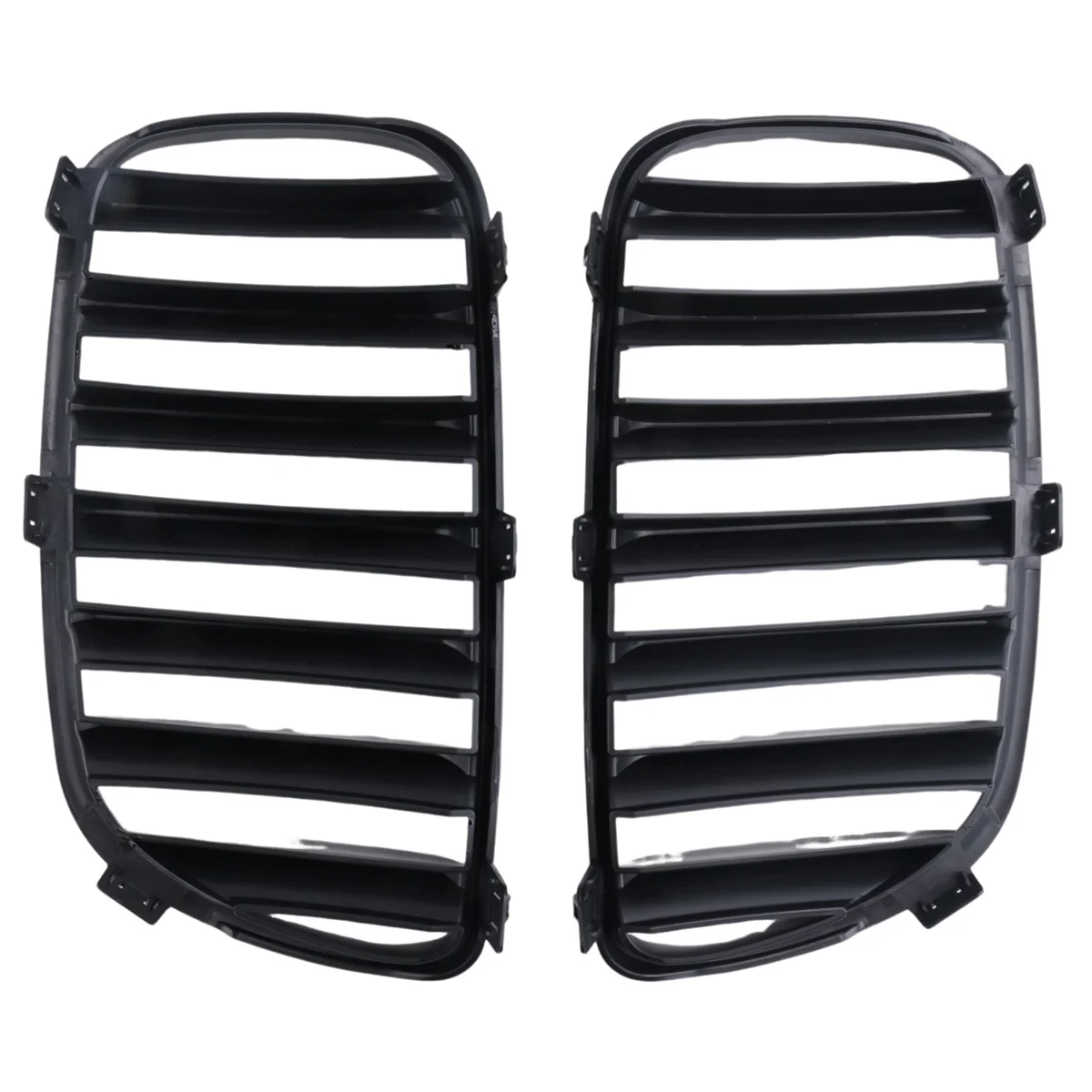 1 paio di griglia anteriore nera lucida paraurti griglia renale per BMW E83 X3