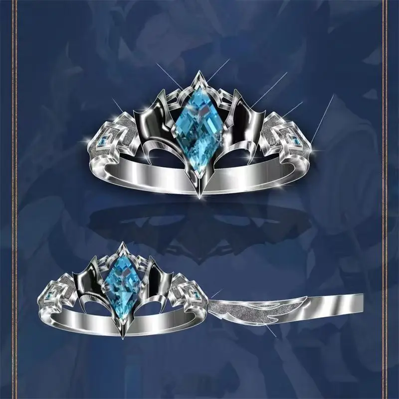 Anillo Yuan Shen Fatui The Doctor Dottore, Anillos para mujer, accesorios de Metal a la moda para fiesta, joyería Cos, accesorios de regalo para Amiga