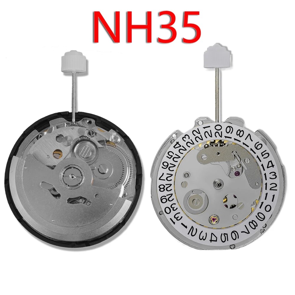 

Chinese NH35 Movement Replacement Japanese NH35 Movements Date High Accuracy Automatic Mechanical Movement NH35A 3'o clock