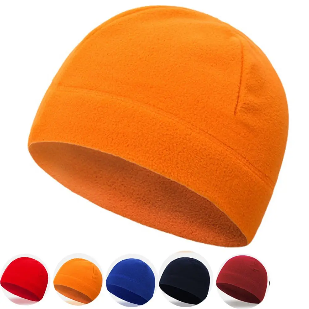 Men Women Hunting Windproof Skullcap Bonnet   Cap Ski Baggy Hat Fleece Hats Hiking Caps