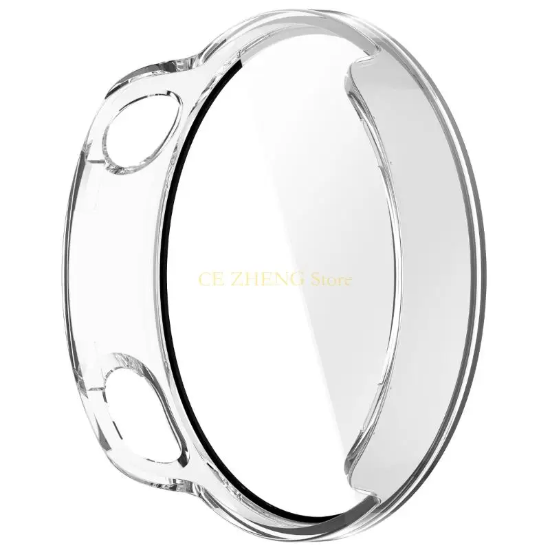 시계 용 E56B 스마트 워치 케이스 41mm 화면 보호기 PC 범퍼 올라운드 커버