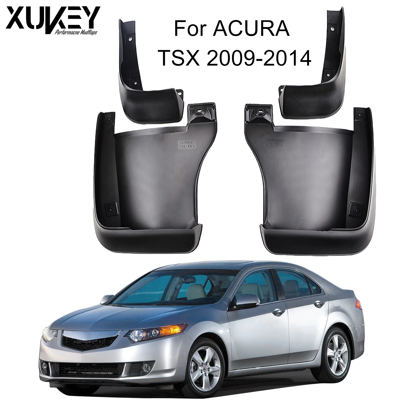 

Mudguards For Honda Accord Acura TSX 2009~2014 Mud Shield Cover Protector Car Accessories Mudflap Fender Auto Replacement Part