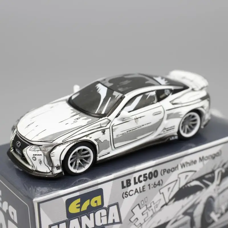 Era 1:64 lexus LC500 Collection of die-casting alloy cart model ornaments gifts