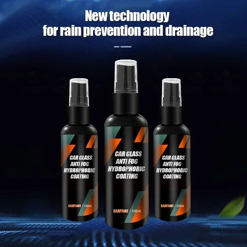 100ml Car Glass Anti Fog Spray Agent Auto Windshield Water Repellent Anti Rain Glass Mirror Hydrophobic Coating Sprayer